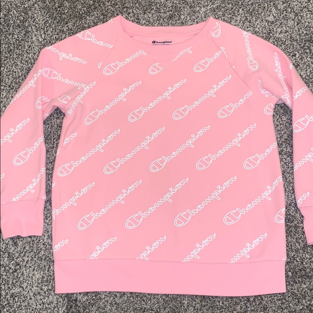 Girls Champion Pink Sweatshirt size XL 14 16